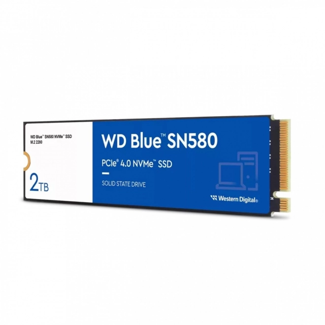 SSD disk WD Blue 2TB SN580 NVMe M.2 PCIe Gen4