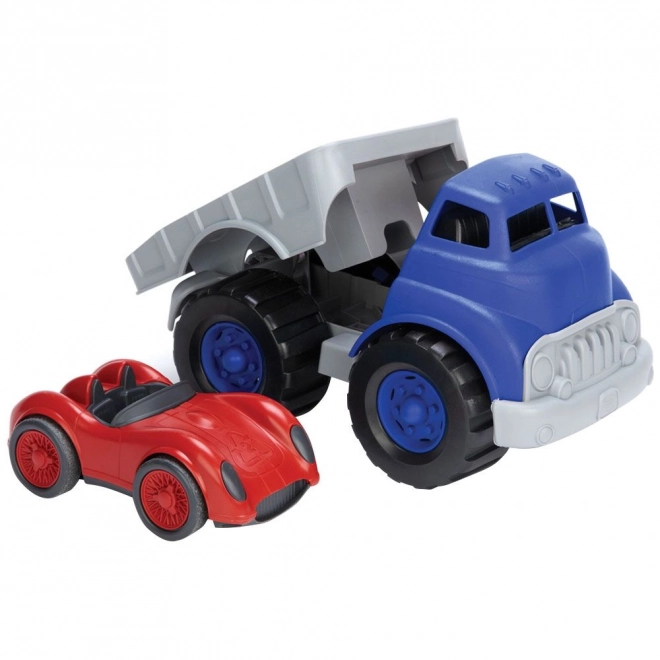 Nákladné auto so závodným autom Green Toys