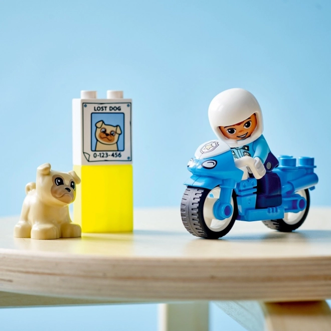 Policajná motorka LEGO DUPLO