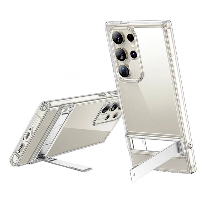 Priehľadný kryt s opierkou pre Samsung Galaxy S24 Ultra