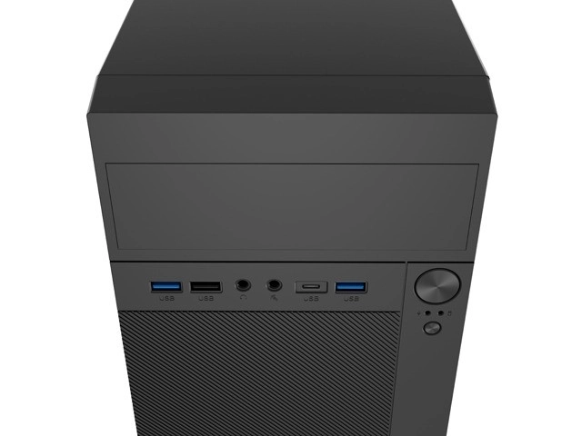 Skriňa Natec Helix USB-C mATX Mini Tower čierna