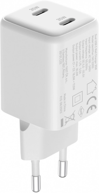 Rýchlonabíjačka USB C 35W s dvoma portami
