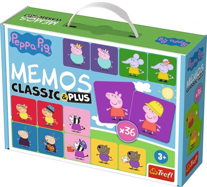 Pexeso Classic&Plus Prasiatko Peppa 4v1