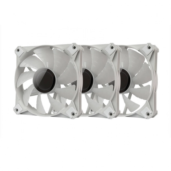 Sada počítačových ventilátorov ARGB Darkflash Infinity 8 3v1 120x120 biely