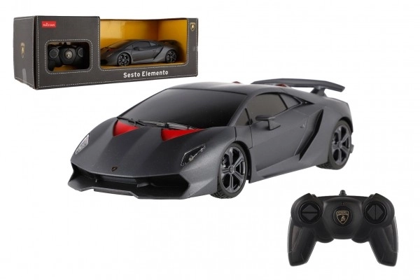 RC šedé auto Lamborghini Sesto Elemento na diaľkové ovládanie