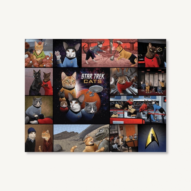 Star Trek Mačky Puzzle 1000 Dielikov
