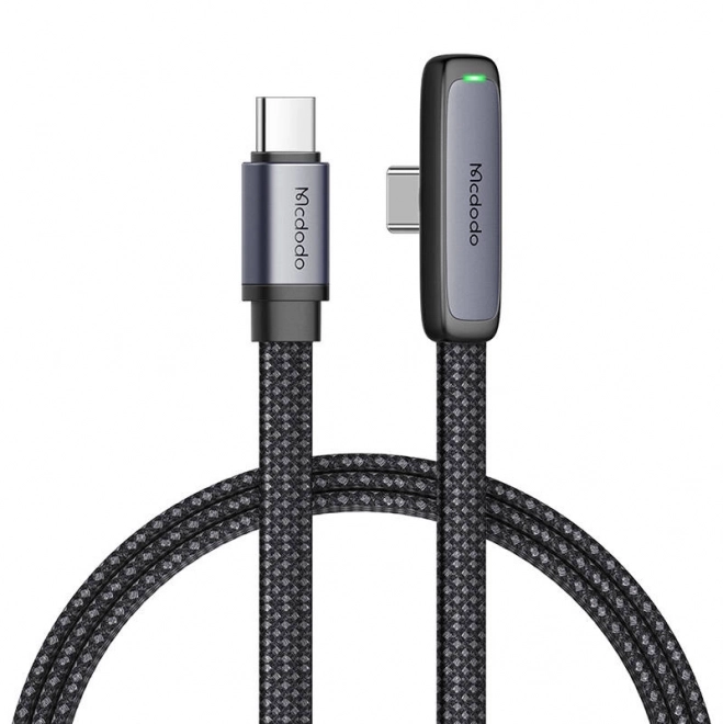 Kábel USB-C na USB-C 65W čierny