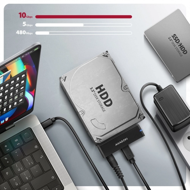 Univerzálny adaptér USB-C pre SSD/HDD