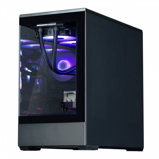 Elegantná herná skriňa MicroATX s RGB osvetlením