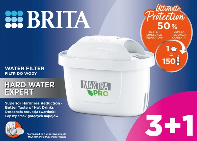 Vymeniteľný filter Maxtra Pro Hard Water Expert 3+1 ks