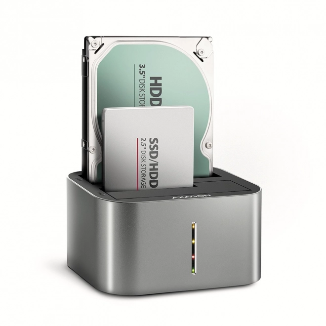 Stojan na dokovanie AXAGON Dual Clone USB-C pre SSD/HDD