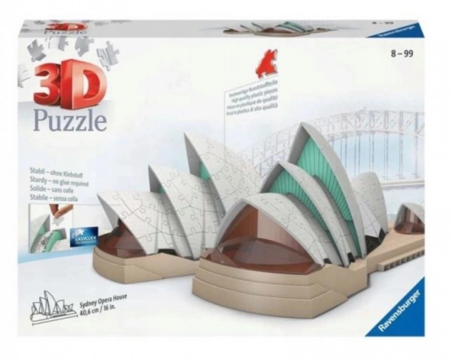 Ravensburger 3D puzzle Opera v Sydney