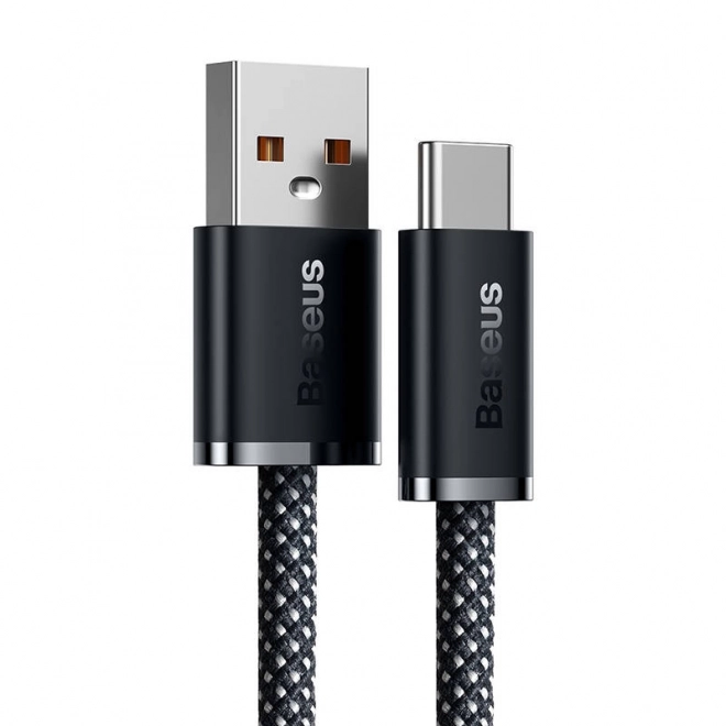 USB na USB-C kábel Baseus Dynamic, 100 W, 1 m, sivý