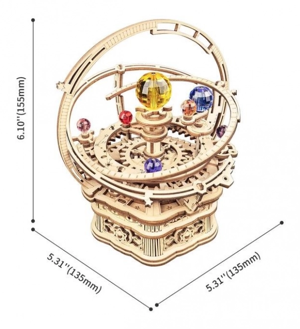 RoboTime 3D puzzle boxy na hračky Historický orloj