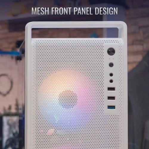 Mini tower skrinka biela RGB USB 3.0