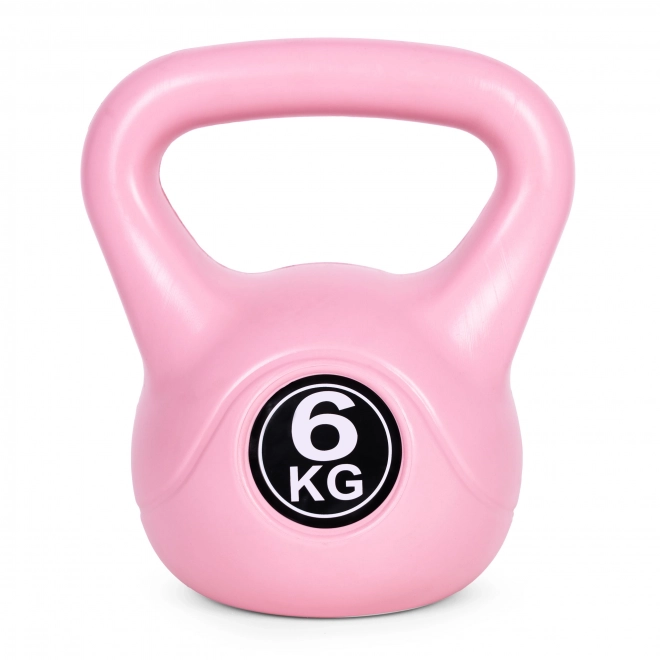 Ružový kettlebell na cvičenie 6 kg ModernHome