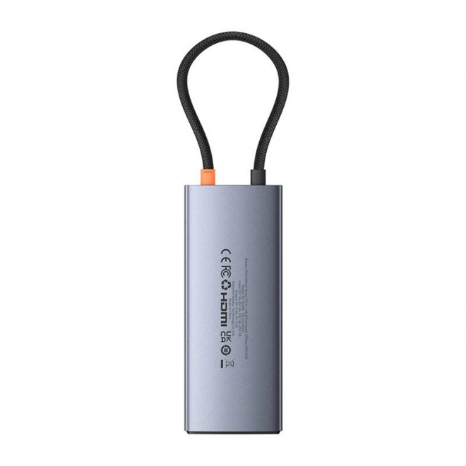 Rozbočovač Baseus Metal Gleam 2 Series 6v1 USB-C