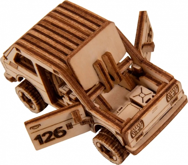 Drevené 3D puzzle Superfast rally auto