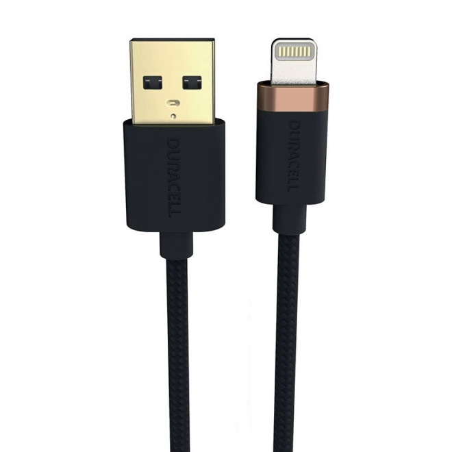 Kábel Duracell USB-C na Lightning 1m čierny