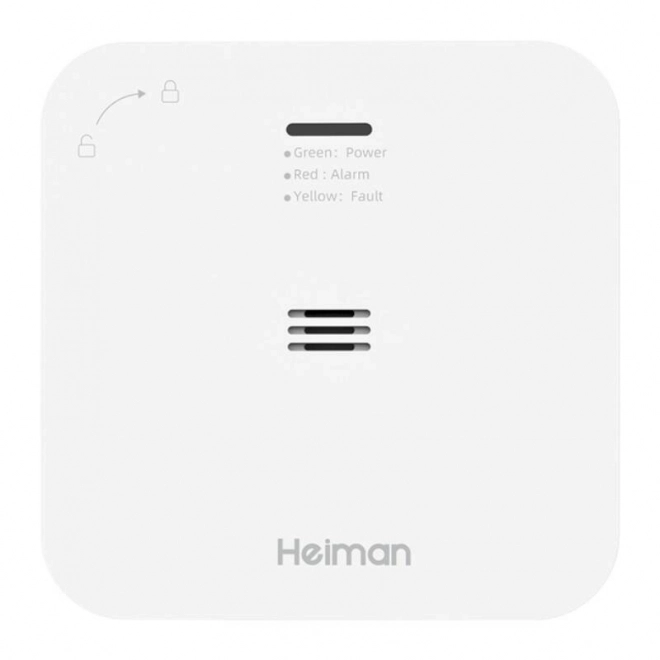 Inteligentný detektor oxidu uhoľnatého Heiman Tuya WiFi