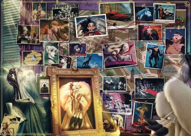 Ravensburger Puzzle Disney Villainous: Cruella de Vil 1000 kúskov