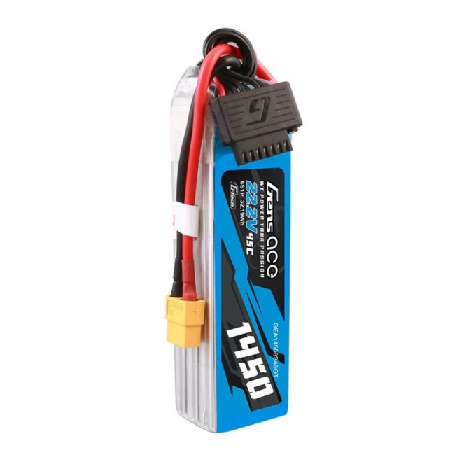 Gens Ace Lipo Batéria 1450mAh 22,2V 45C s Konektorom XT60