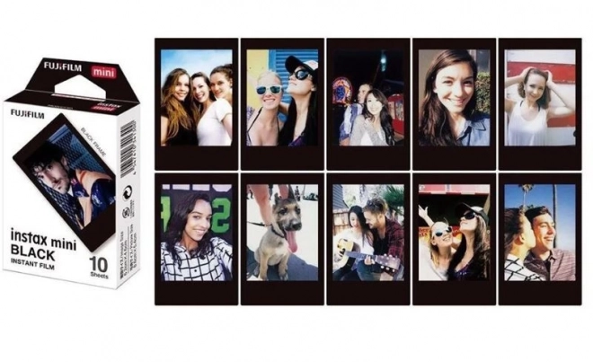 Fotopapier Instax Mini čierny 10 fotografií