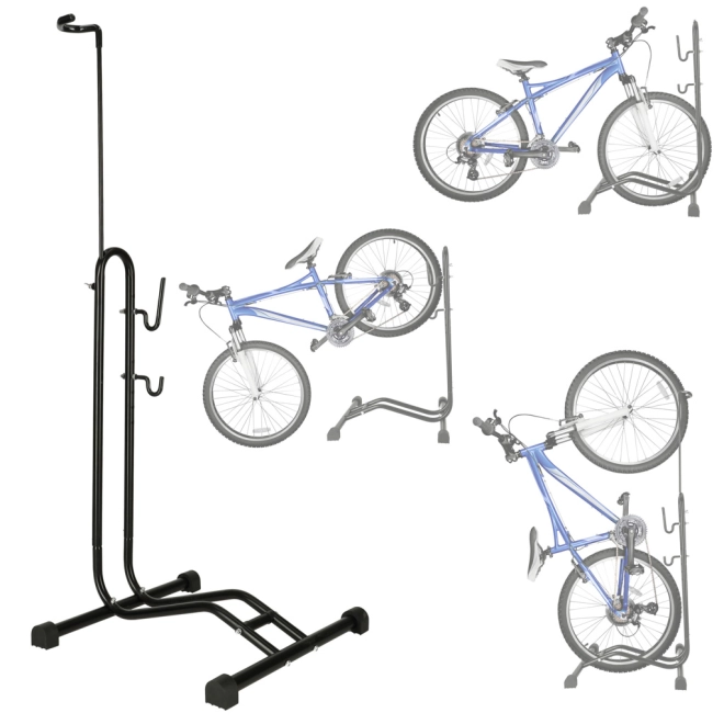 Stojan na bicykel čierny