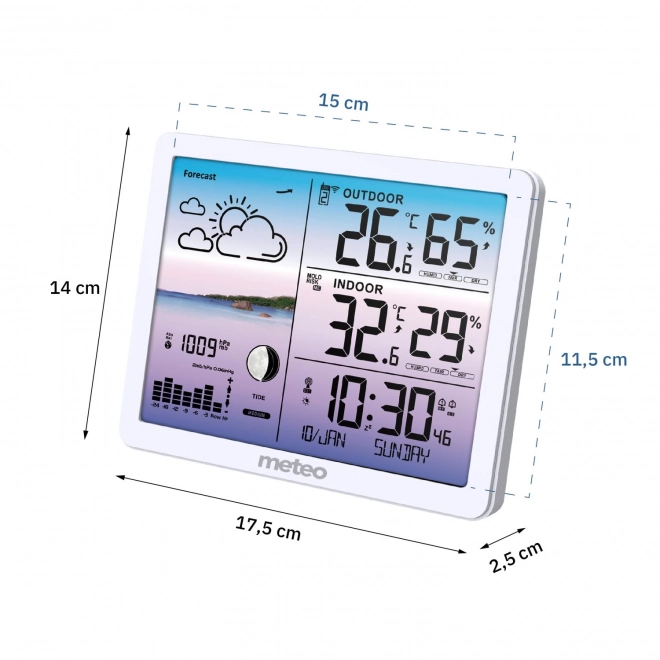 Meteo meteorologická stanica SP107 biela