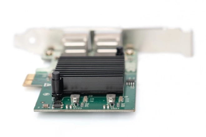 Pcie sieťová karta 2x RJ45 Gigabit Ethernet s nízkoprofilovým slotom