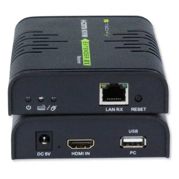 Extender HDMI + USB cez kábel Cat.5/5e/6 120m