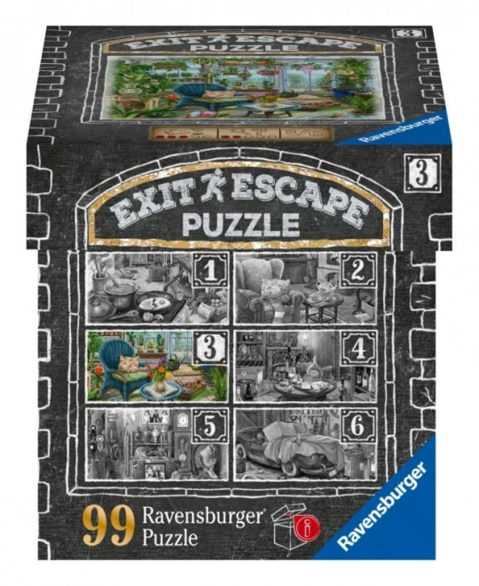 Ravensburger Úniková Puzzle Strašidelný Dom