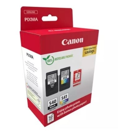 Súprava atramentov Canon čierna a farebná s fotopapierom