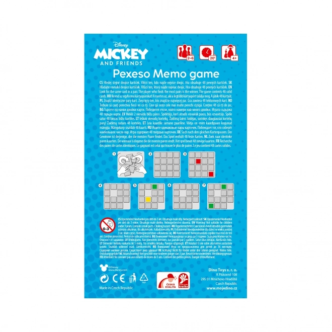 Mickey Mouse a priatelia Pexeso