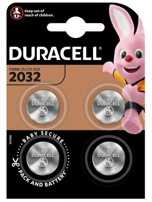 Lithium batéria Duracell CR2032 - 4 ks