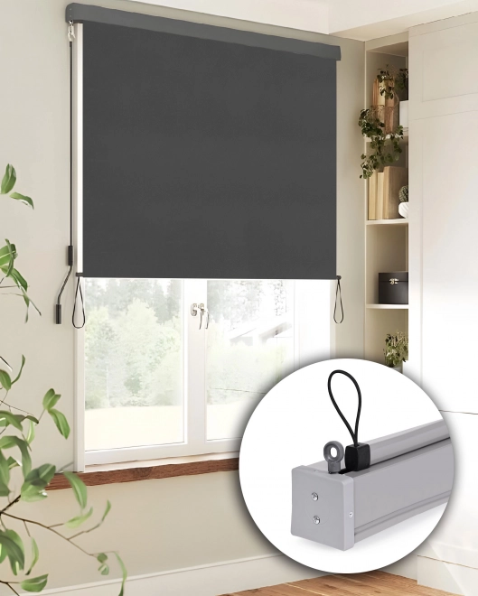 Zvislá rolovacia markíza na balkón a terasu v béžovej farbe od MultiGarden