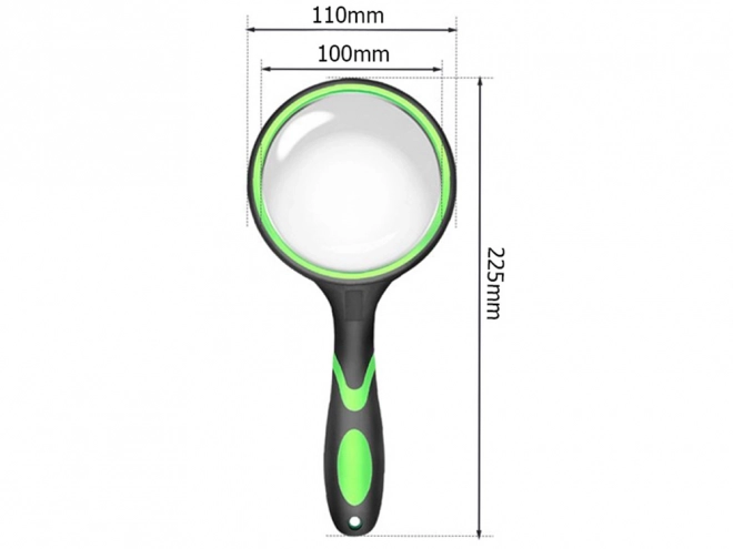 Klasická lupa so šošovkou 100 mm