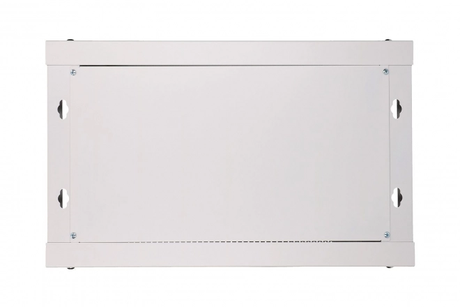 Závesná skrinka RACK 4U 600x600 sivá sklenené dvere
