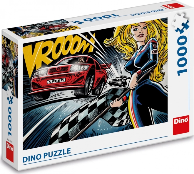 Dino Puzzle Pop Art: Závody 1000 dielikov