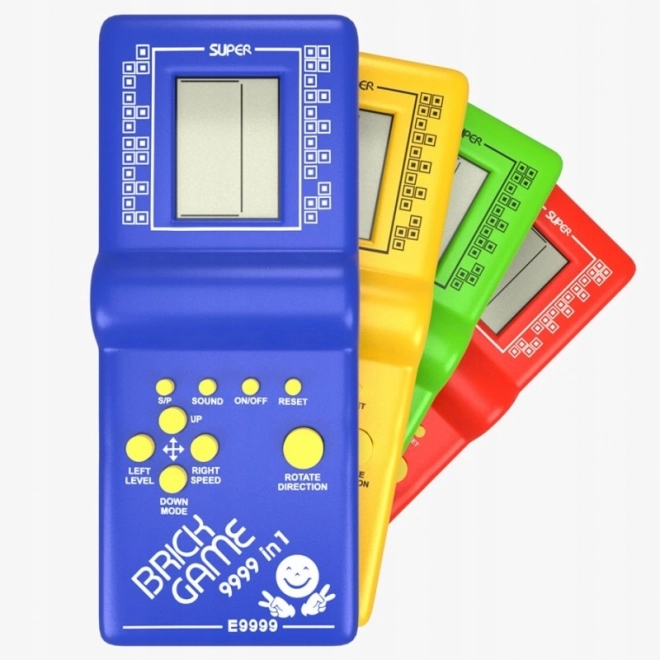 Retro herná konzola Tetris zelená