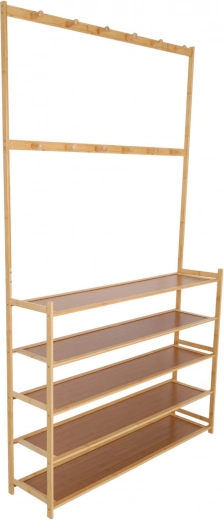 Dvojúrovňový vešiak na doplnky