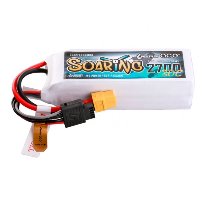 Gens Ace Soaring 2700mAh 14.8V 30C LiPo XT60