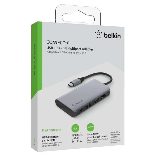 Viacportový adaptér USB-C 4v1
