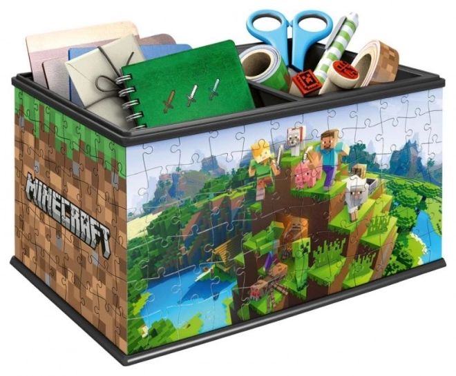 3D skladačka truhlica Minecraft 216 dielikov