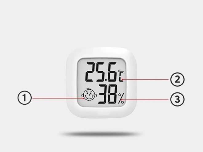 Digitálny izbový teplomer a meteostanica s hygrometrom