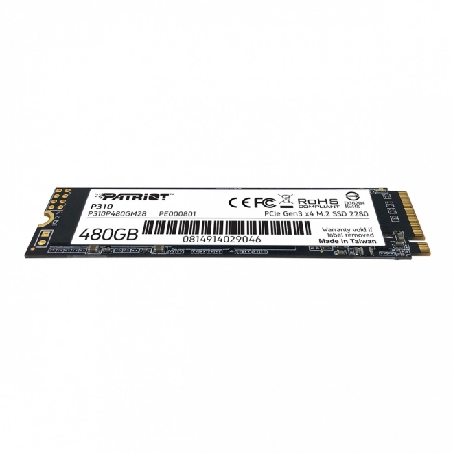 Rýchly SSD disk Patriot NVMe 480GB