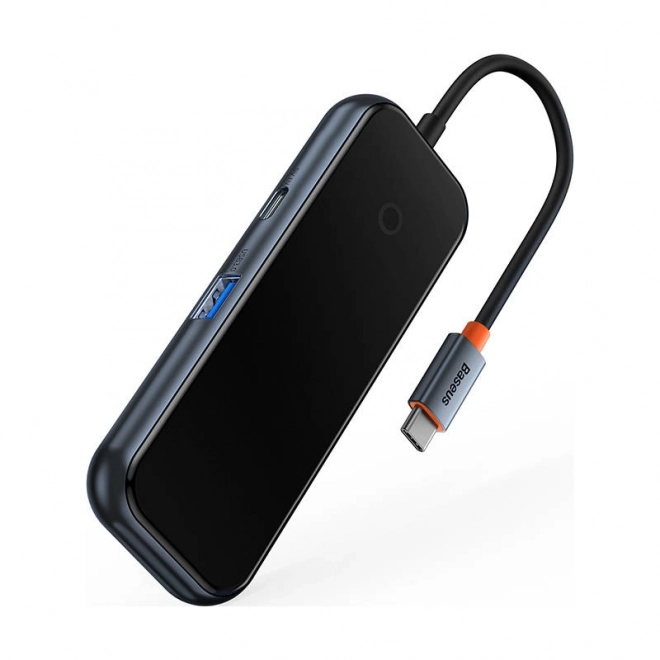 Adaptér Baseus Hub USB-C na 4xUSB 3.0 tmavošedý