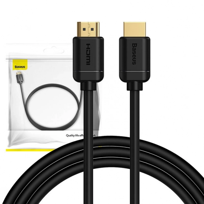 Baseus HDMI kábel 4K 60Hz 2m čierny