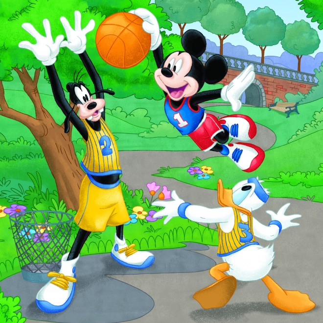 Puzzle Mickey Mouse a kamaráti 3x55 dielikov