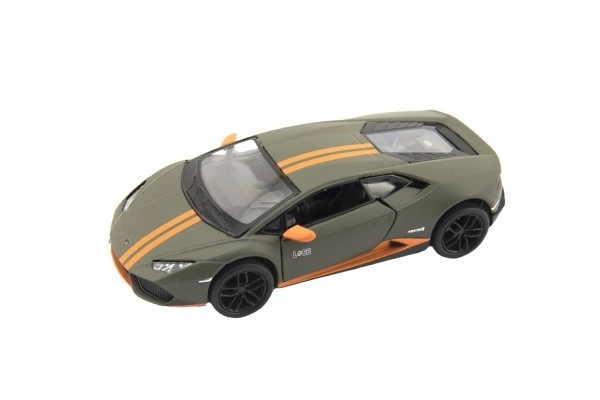 Kovový model auta Lamborghini Huracan 12 cm na spätné natiahnutie